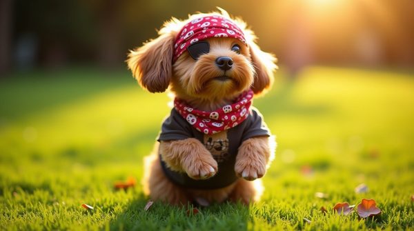 Déguisement pirate pour chien : l'aventure commence à quatre pattes